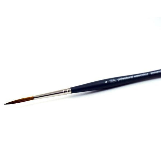 WINSOR NEWTON PROF W/C BRUSH Winsor & Newton - Professional Watercolor Synthetic Sable brush - Rigger - Size 4 - item# 5011304