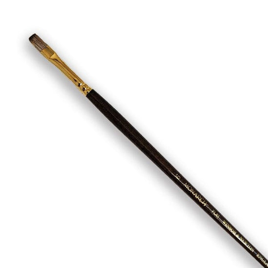 Winsor & Newton Synthetic Brush Winsor & Newton - Monarch - Long Handle Brush - Flat - Size 6 - Item #5502006