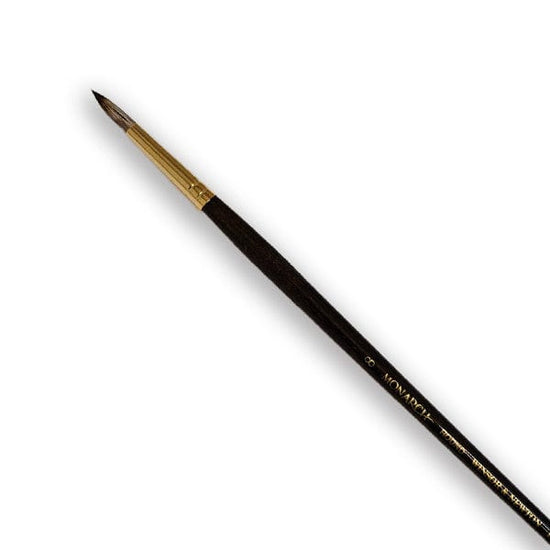 Winsor & Newton Synthetic Brush Winsor & Newton - Monarch - Long Handle Brush - Round - Size 8 - Item #5503008