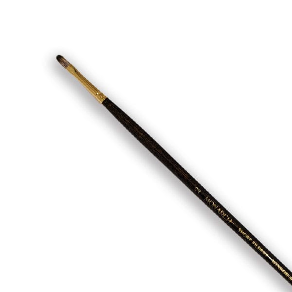 Load image into Gallery viewer, Winsor &amp;amp; Newton Synthetic Brush Winsor &amp;amp; Newton - Monarch - Long Handle Brush - Short Filbert - Size 2 - Item #5505002
