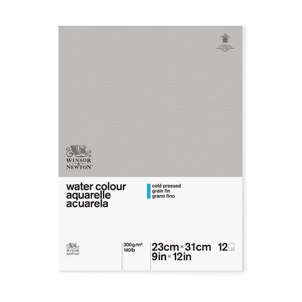 WINSOR NEWTON WATERCOLOR BLOCK Winsor & Newton Cold Pressed Water Color Block 9x12"