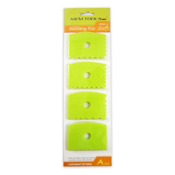 Xiem Tools - Soft Decorating Ribs - Set A - 4 Pieces | Gwartzman's ...