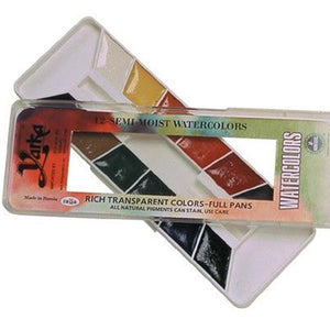 
                
                    Load image into Gallery viewer, YARKA WATERCOLOUR SET Yarka Watercolour Set of 12 Pans
                
            