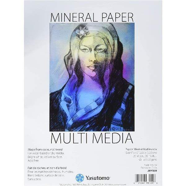 YASUTOMO MINERAL PAPER Yasutomo - Mineral Paper - 9x12" - 20 Sheets