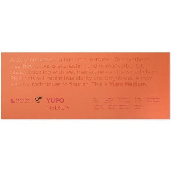 YUPO MEDIUM PAD Yupo - Medium Pad - 6x15" - 74lb - 10 Sheets - White