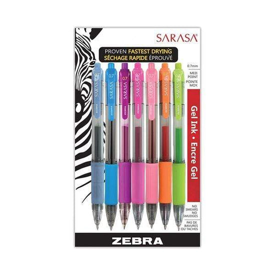 ZEBRA SARASA PEN PACK Zebra Sarasa 0.7mm Pen Pack of 7