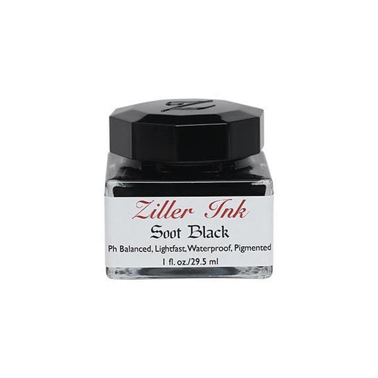 Load image into Gallery viewer, ZILLER&amp;#39;S CALLIGRAPHY INK Ziller&amp;#39;s Calligraphy Ink 1oz. - Soot Black
